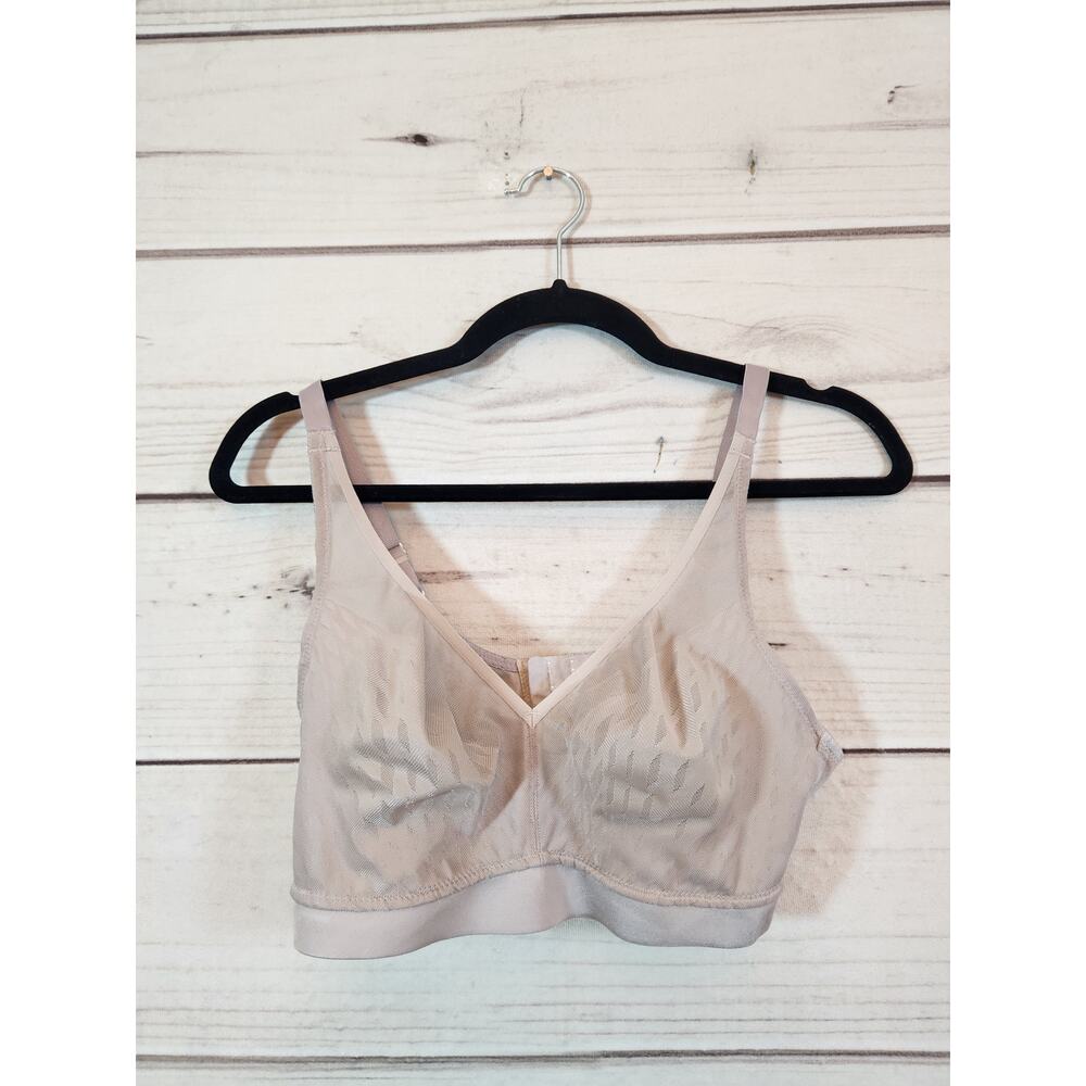 Wacoal Women's Beige Solid Adjustable Strap Comfortable Bralette Bra Size‎ 36C